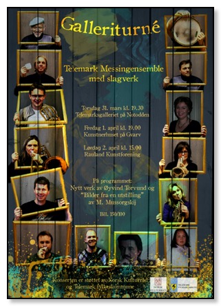 Plakat.Galleriturné 2011